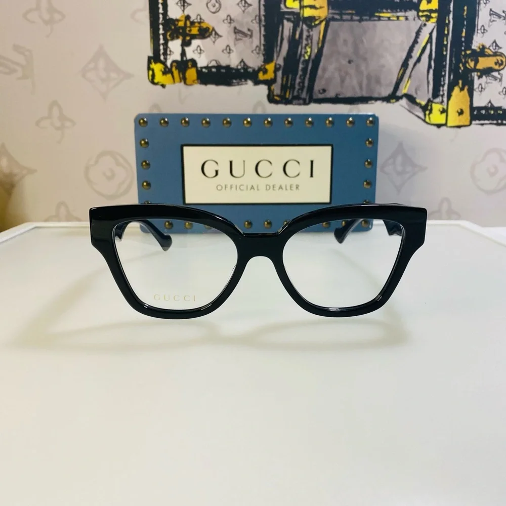 New Gucci Demo GG1424 Butterfly Ladies Fashion Optical Eyeglasses GG1424O 005 54